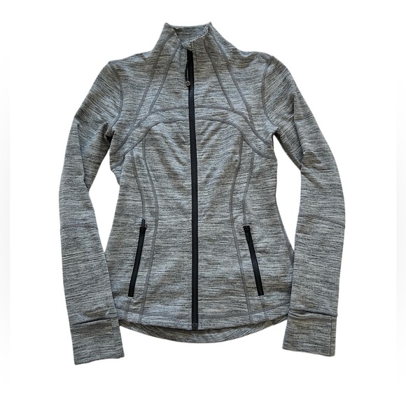 Lululemon Gray Black Define Jacket Full Zip Gorpcore sport Gym Athletic 6 S - Picture 4 of 11
